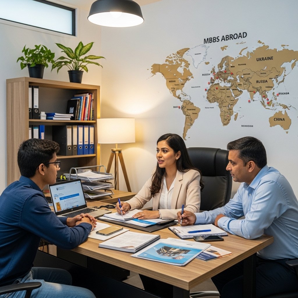 Education Counselor Explaining Options