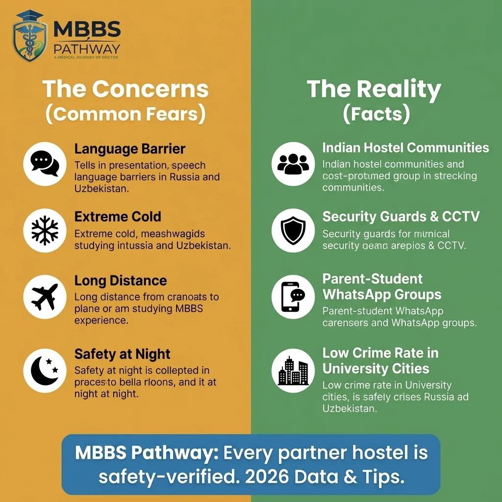 Safety guide for Indian girls studying MBBS abroad in Russia and Uzbekistan 2026 with data and tips