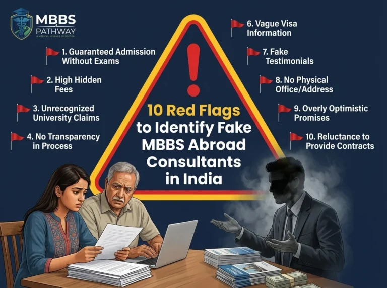 10 red flags to identify fake MBBS abroad consultants in India