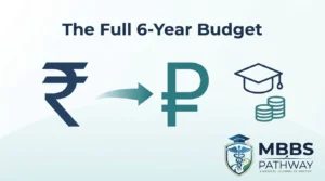 total cost mbbs russia 6 year budget 2026